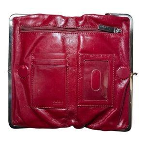 Hobo International Wallet Clutch Burgundy